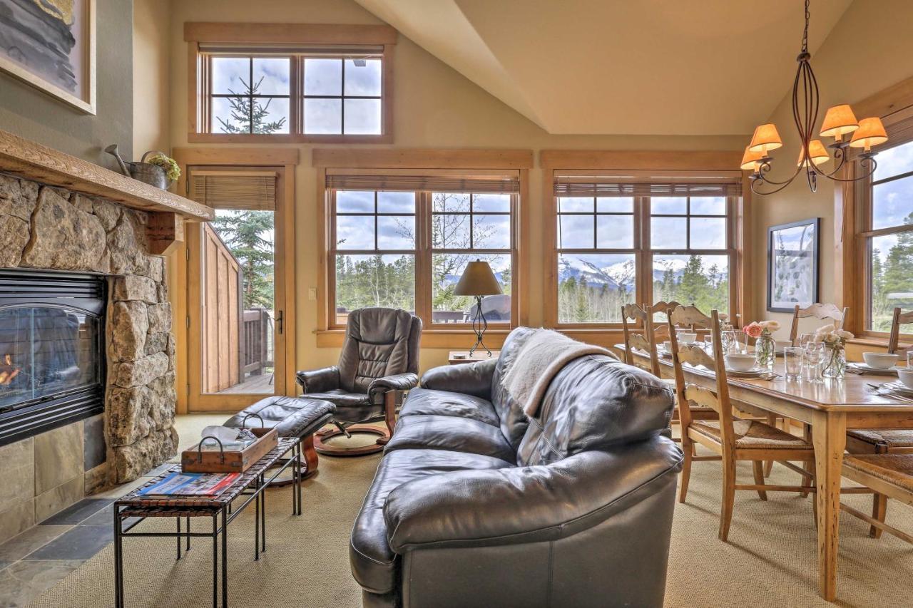 Keystone Condo On Golf Course With Mountain View Eksteriør bilde